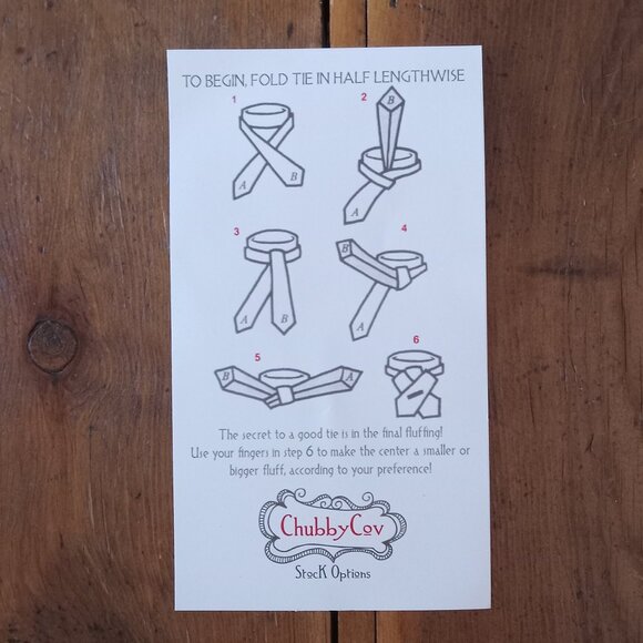 New Chubby Cov Stock Tie - Picture 4 of 4